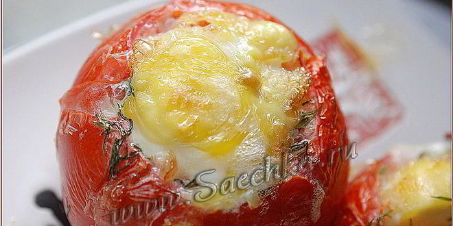 Рецепт яичницы в томате