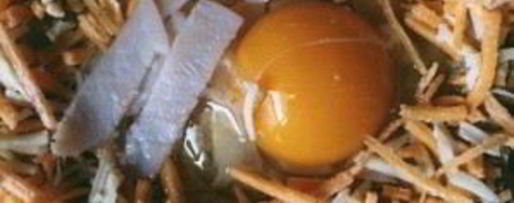 Шаг 2: яичницы в тосте