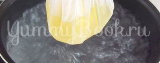 Шаг 1: яичницы, варенной в пакете