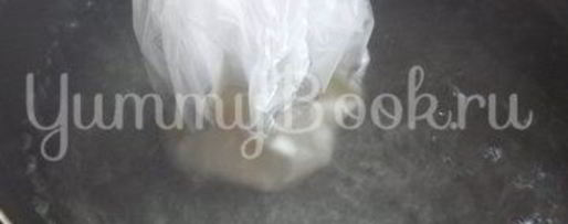 Шаг 2: яичницы, варенной в пакете