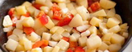 Шаг 2: яиц, запеченных с овощами