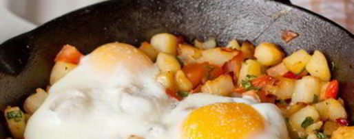 Шаг 7: яиц, запеченных с овощами