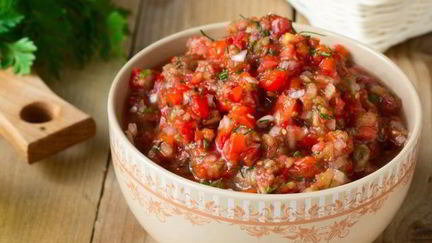 Рецепт Закуски из баклажанов с чесноком и перцем