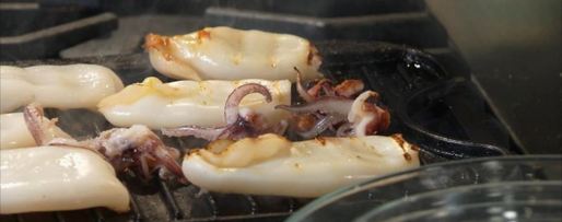 Шаг 1: закуски из кальмаров