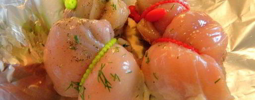 Шаг 5: закуски из куриной грудки раковые шейки