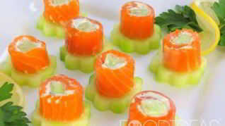 Рецепт Закуски из семги