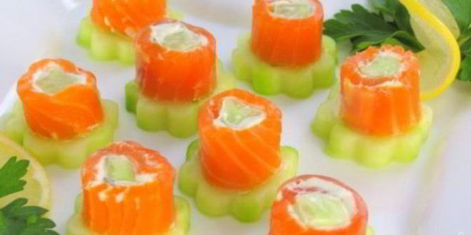 Рецепт закуски из семги