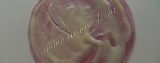 Шаг 5: закуски из ветчины и спаржи