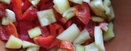 Шаг 1: закуски по мотивам рататуя