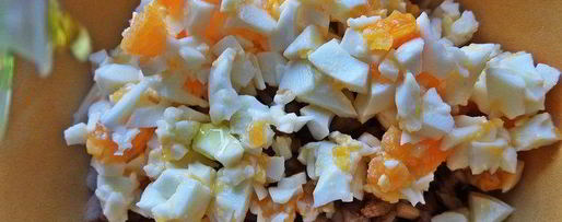 Шаг 9: закуски скумбрия с яйцом