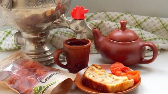 Рецепт Заливной баницы с творогом и курагой