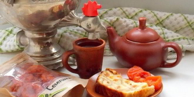 Рецепт заливной баницы с творогом и курагой