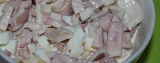 Шаг 6: новогоднего заливного из кальмаров