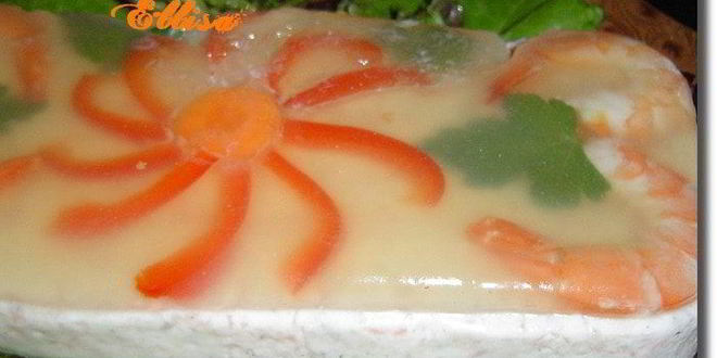 Рецепт заливного фантазии на тему моря