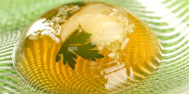 Рецепт заливного из белых грибов