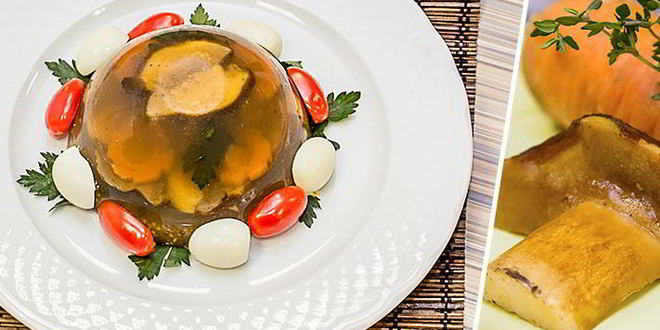 Рецепт заливного из грибов