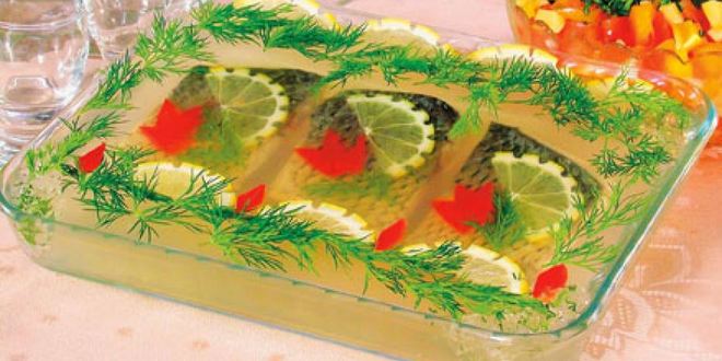 Рецепт заливного из карпа