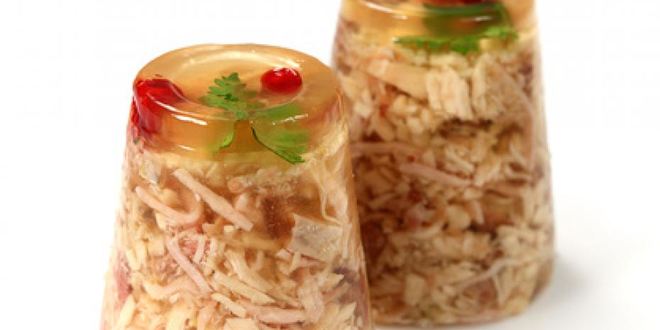Рецепт заливного из куриного филе