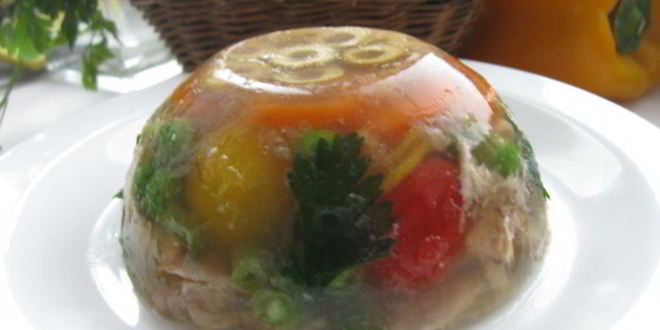 Рецепт заливного из курицы без добавления желатина