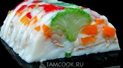 Рецепт Заливного из курицы с брокколи