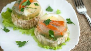 Рецепт Заливного из окуня