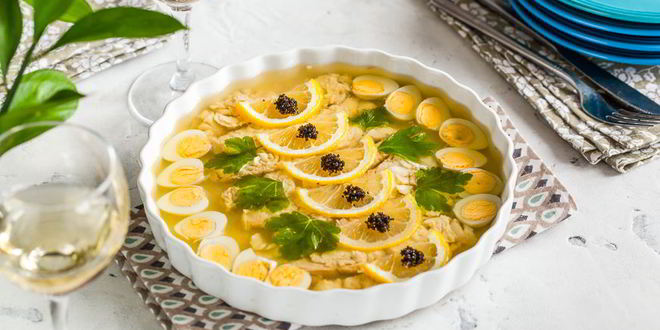 Рецепт заливного из осетра