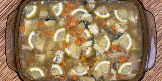 Рецепт заливного из осетрины