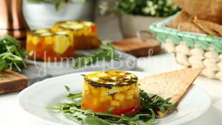 Рецепт Заливного из овощей с сыром Моцарелла