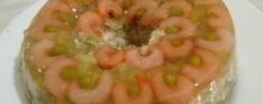 Шаг 10: заливного из рыбы и креветок