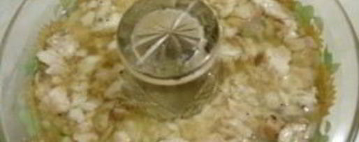 Шаг 9: заливного из рыбы и креветок