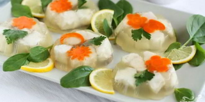 Рецепт заливного из судака