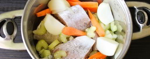 Шаг 4: заливного из трески с желатином