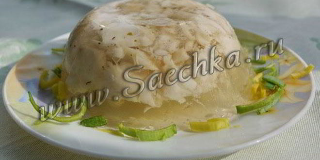 Рецепт заливного из трески