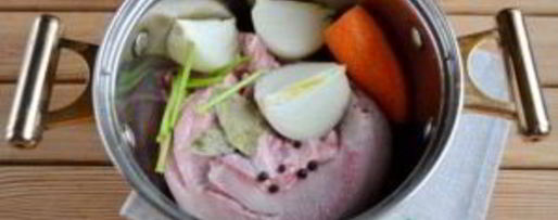 Шаг 1: заливного из языка на новый год