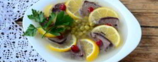 Шаг 6: заливного из языка