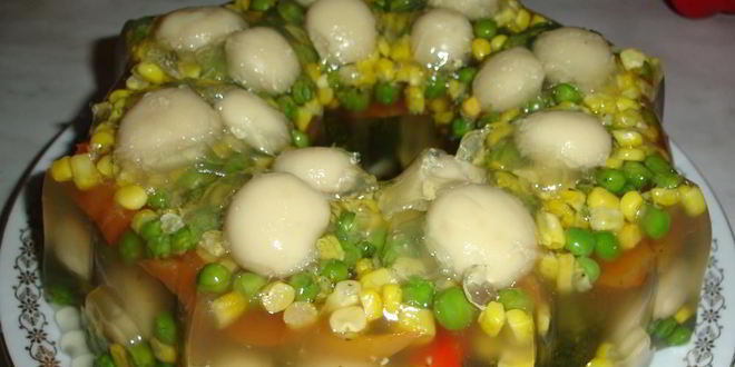 Рецепт заливного постного