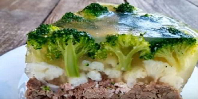Рецепт заливного с брокколи