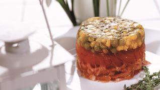 Рецепт Заливного с горошком и кукурузой