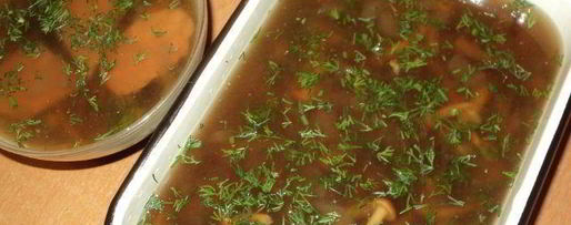 Шаг 1: заливного с ветчиной и опятами