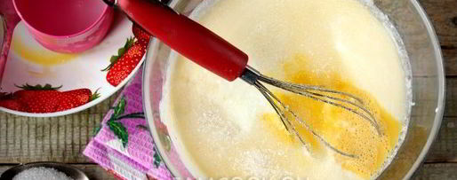 Шаг 4: заливного теста на кефире для пирога