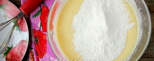 Шаг 5: заливного теста на кефире для пирога