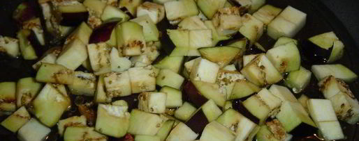 Шаг 1: баклажанового жульена