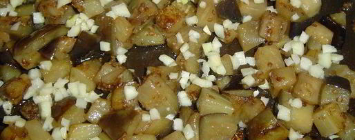 Шаг 2: баклажанового жульена