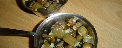 Шаг 3: баклажанового жульена