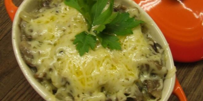 Рецепт грибного жульена со сливками