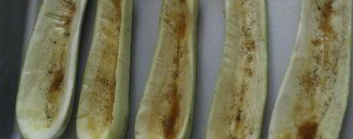 Шаг 1: лодочек из кабачков с жульеном и курицей