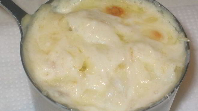 Рецепт Сливочного жульена из белых грибов без муки