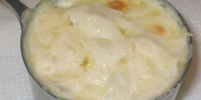 Рецепт сливочного жульена из белых грибов без муки