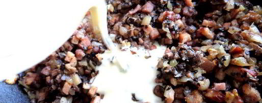 Шаг 12: сливочного жульена с ветчиной и грибами