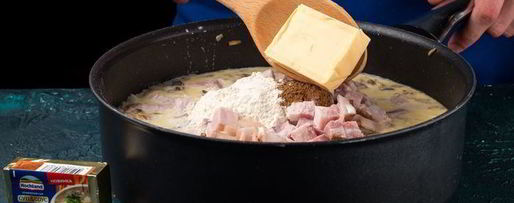 Шаг 5: сытного мясного жульена в булочке